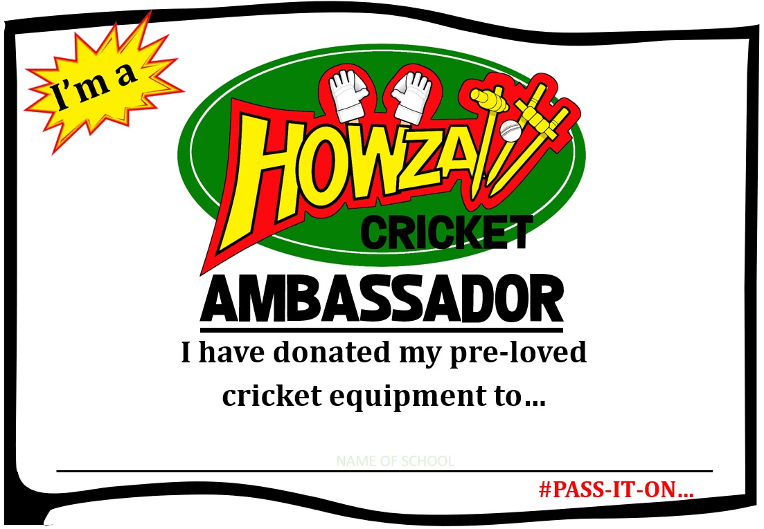 Howzattt Cricket Ambassador Flag D